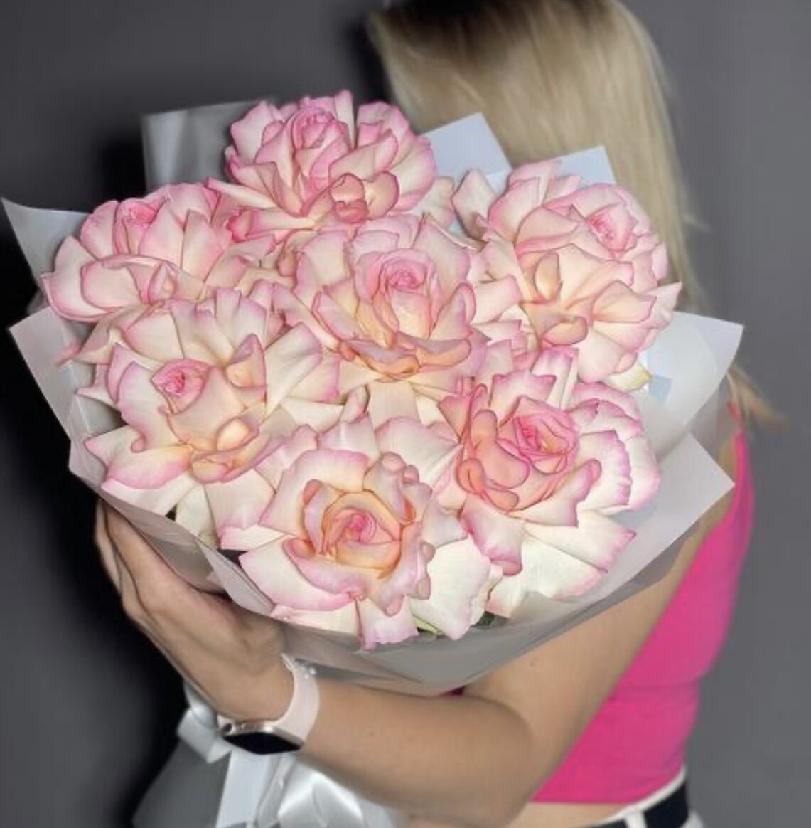 Букет из 7 французских роз